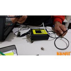 Saha çalışması için hazırlanmış ölçüm cihazları ve elektronik ekipman