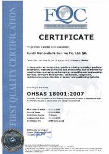OHSAS 18001 2007 EN yönetim belgesi
