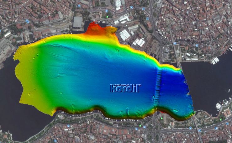 Multibeam Bathymetric Map (Multibeam Batimetri Harita)