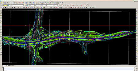 Topographic survey drawing